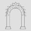 wedding arch