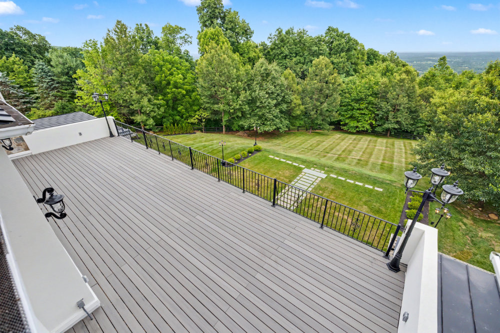 deck on second floor